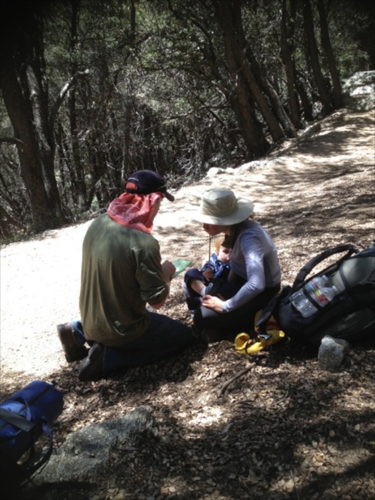 Discussing navigation while breastfeeding