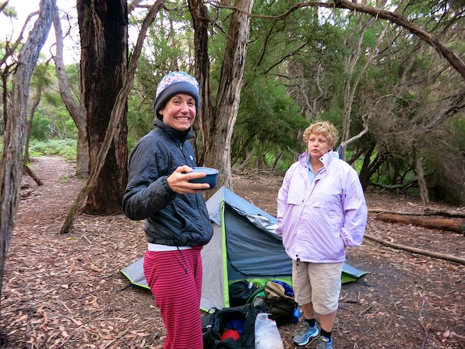 Refuge Cove morning coffee