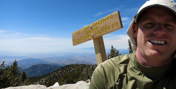 San Jacinto Peak - 10,834 ft elevation