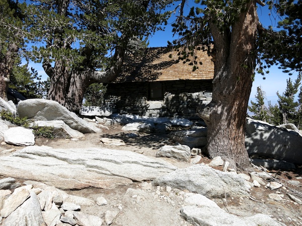 This little hut is supposedly for protection from the elements, and is stocked with food and sleeping items.