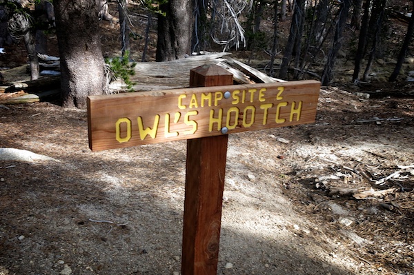 Campsite at Little Round Valley
