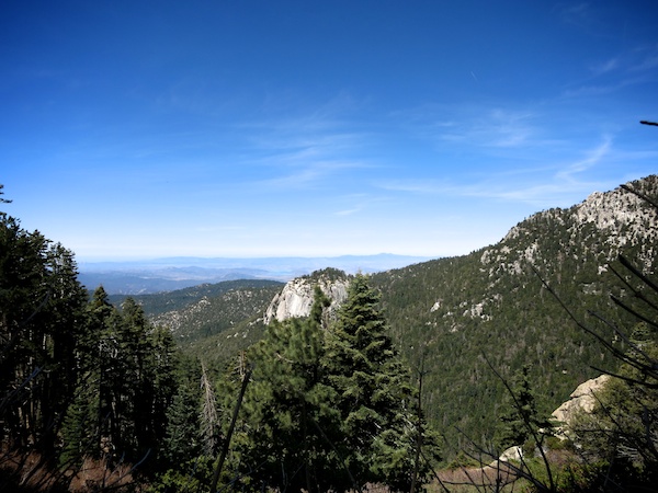 Suicide Rock from Devil's Slide Trail