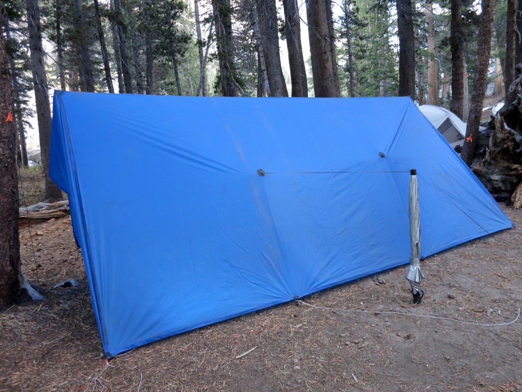 JMT ultralight tarp cold weather