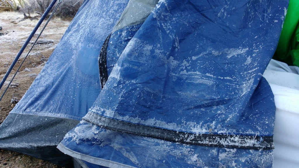 Tent ice