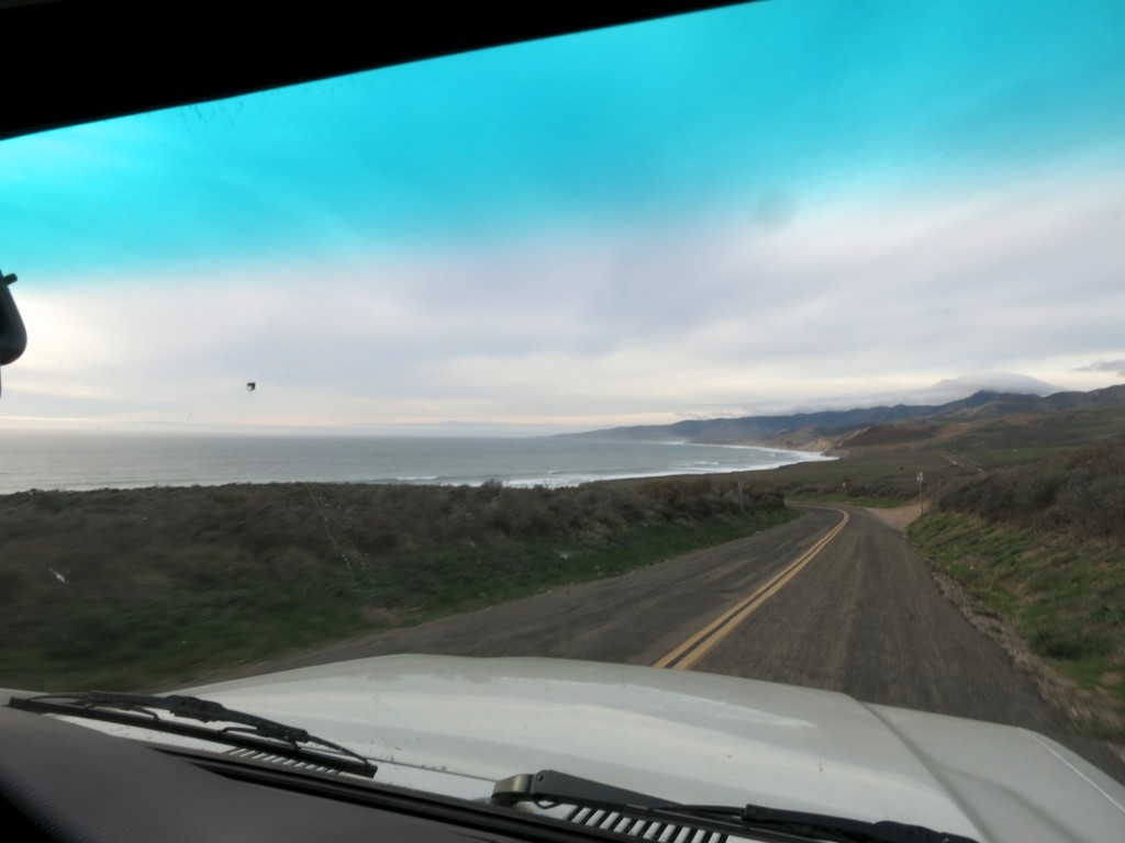 Approaching Jalama Beach Campground