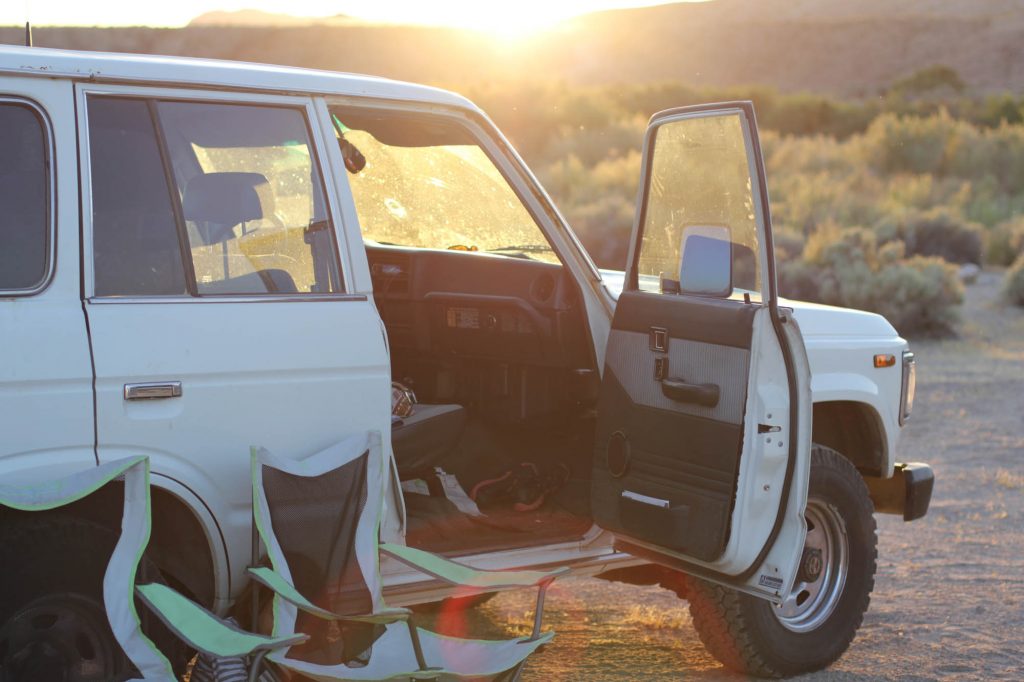 1988 Land Cruiser FJ62 at Afton Canyon